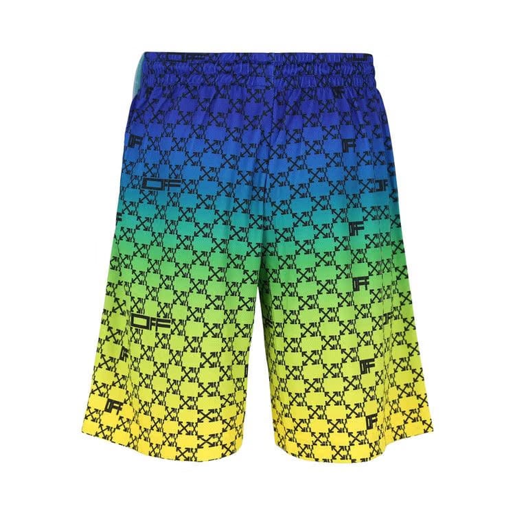 Off-White Athl Monogram Shorts Multicolor/Black
