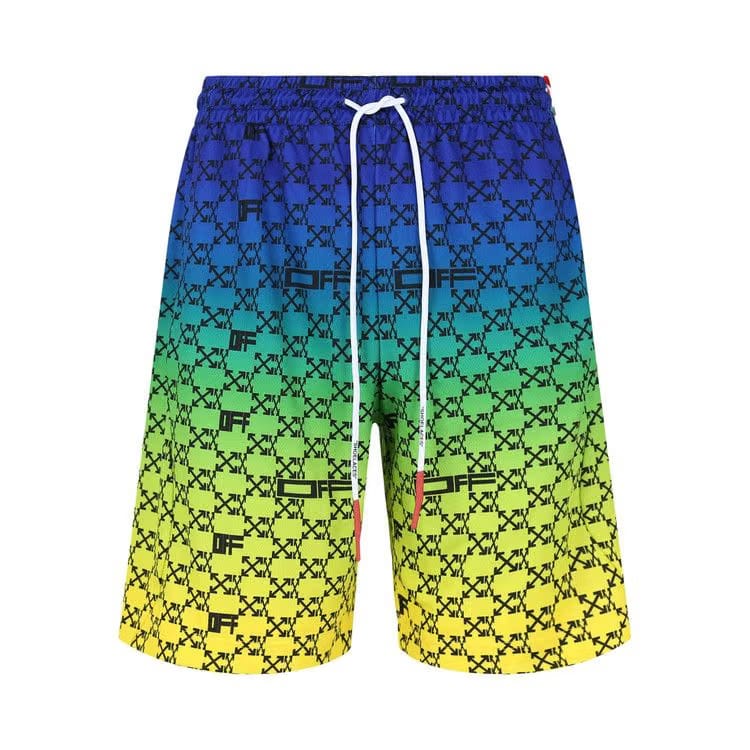 Off-White Athl Monogram Shorts Multicolor/Black