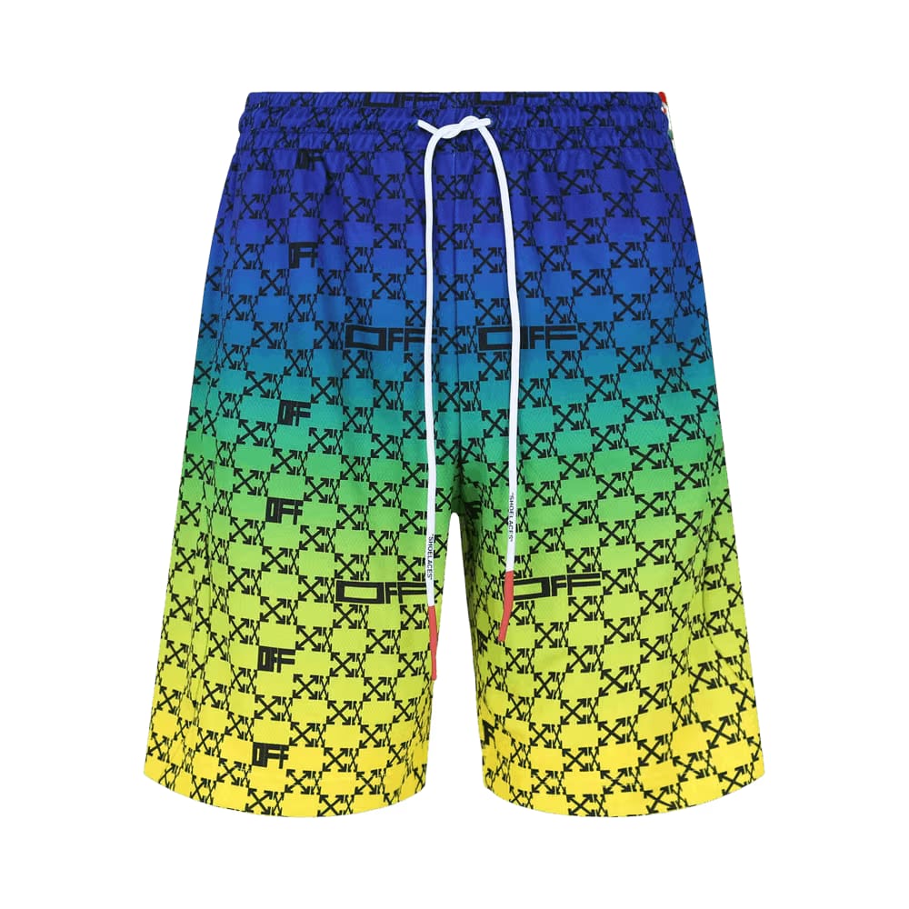 Off-White Athl Monogram Shorts Multicolor/Black
