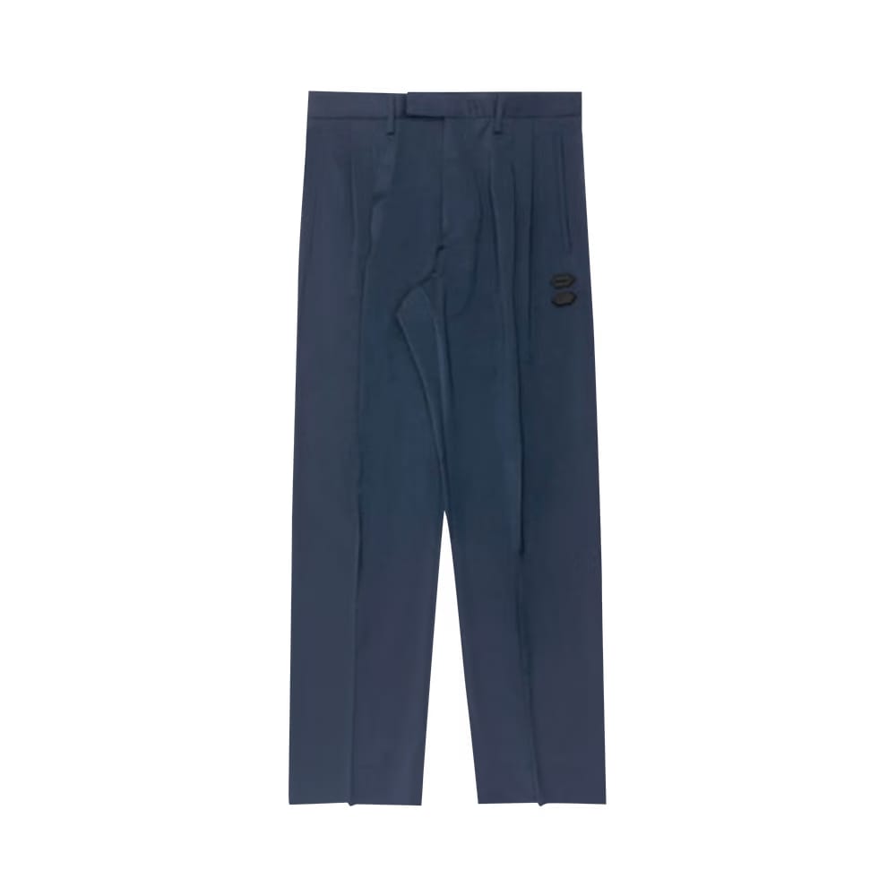 Off-White Oversized Suit Trousers Blue