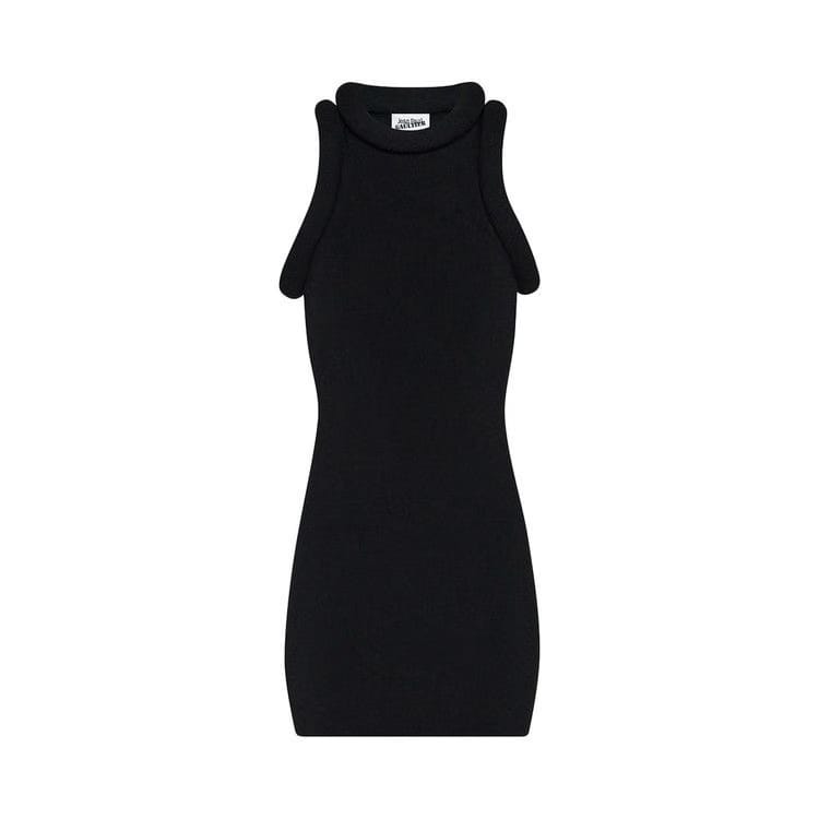 Jean Paul Gaultier Foam Detail Shorts Dress Black