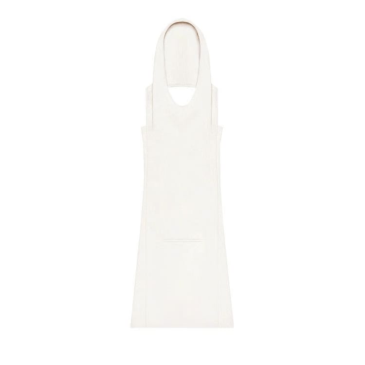 Courrèges Oblique Space Dress Natural