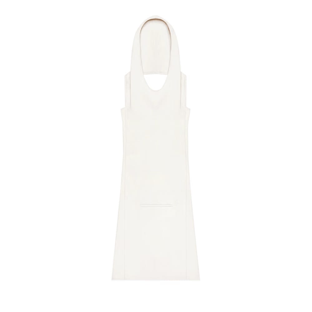 Courrèges Oblique Space Dress Natural