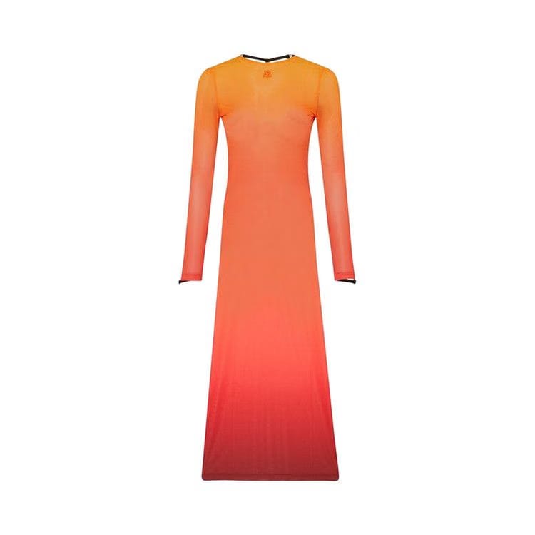 Courrèges Lingerie Second Skin Long Dress Degrade Sunset