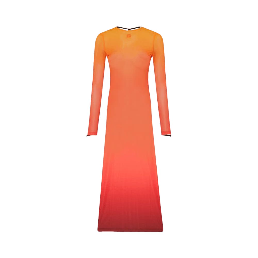 Courrèges Lingerie Second Skin Long Dress Degrade Sunset