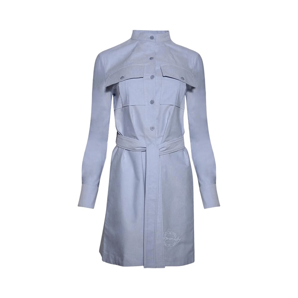 Givenchy Embroidered Mini Dress Baby Blue