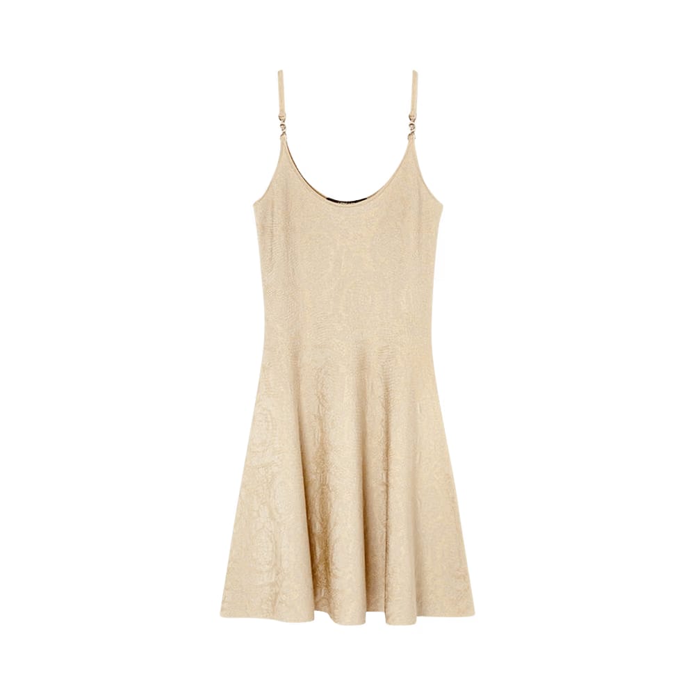 Versace Knit Dress Light Sand