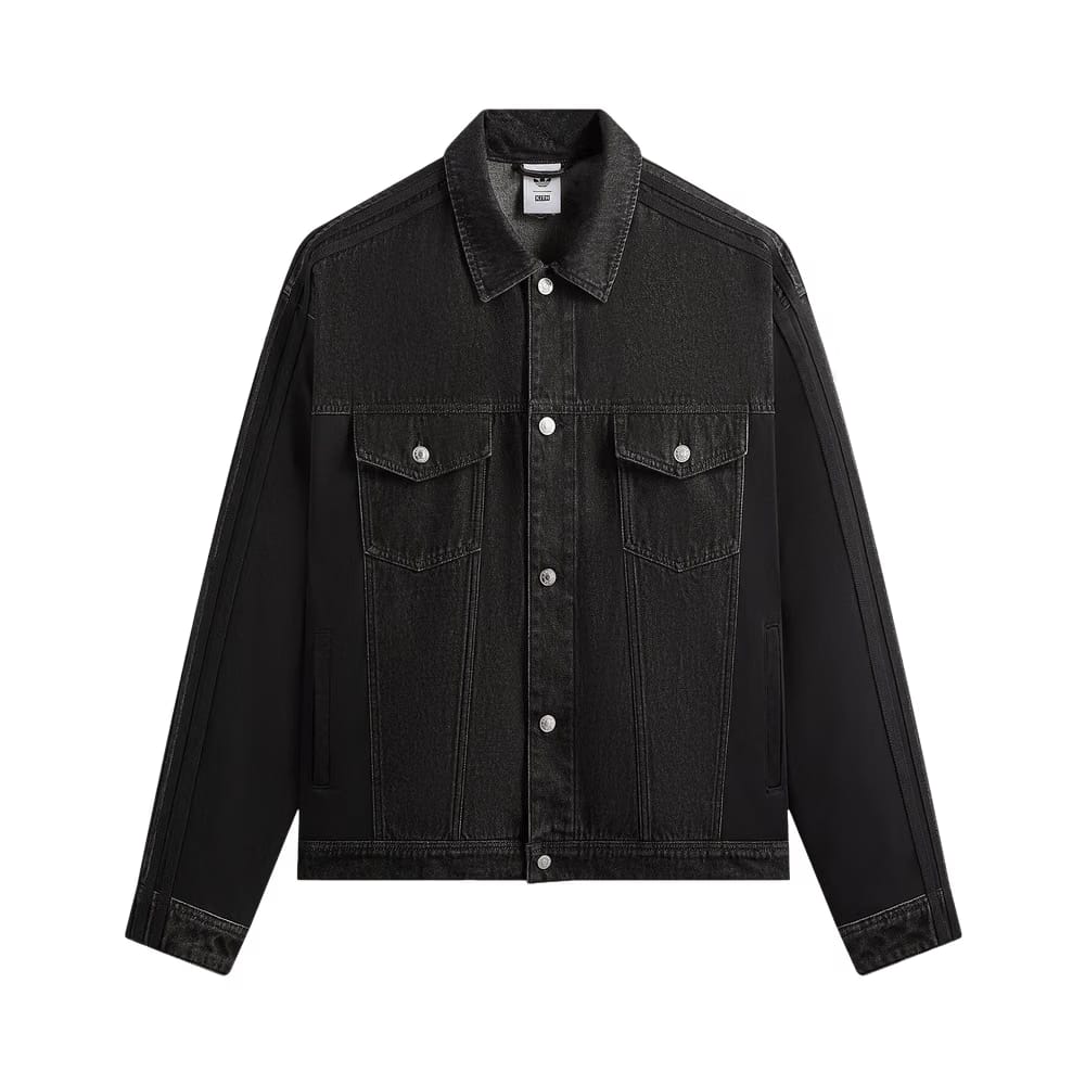 Kith For Adidas Football Denim Jacket Black