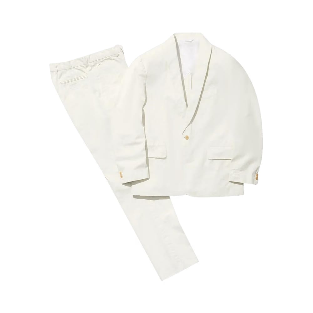 Supreme x MM6 Maison Margiela Washed Cotton Suit Cream