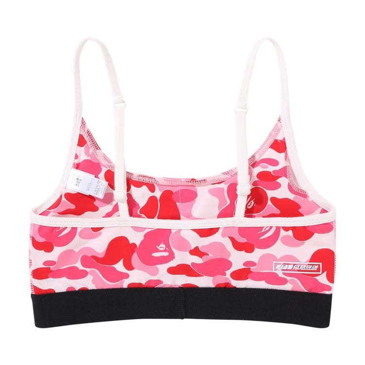 BAPE ABC Camo Sport Bra Pink