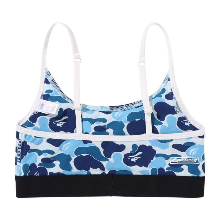 BAPE ABC Camo Sport Bra Blue