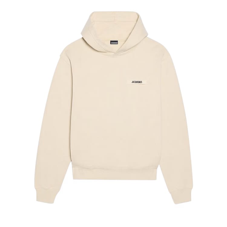 Jacquemus Gros Grain Hoodie Beige