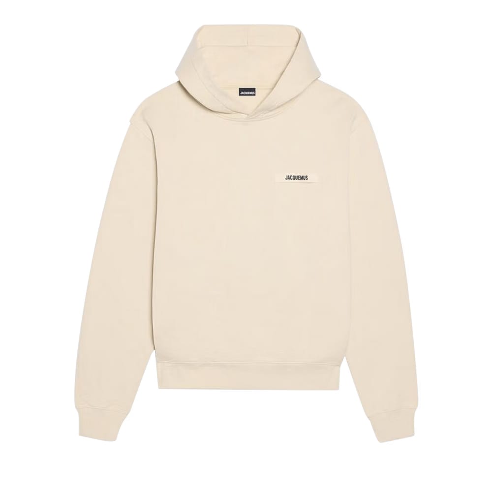 Jacquemus Gros Grain Hoodie Beige