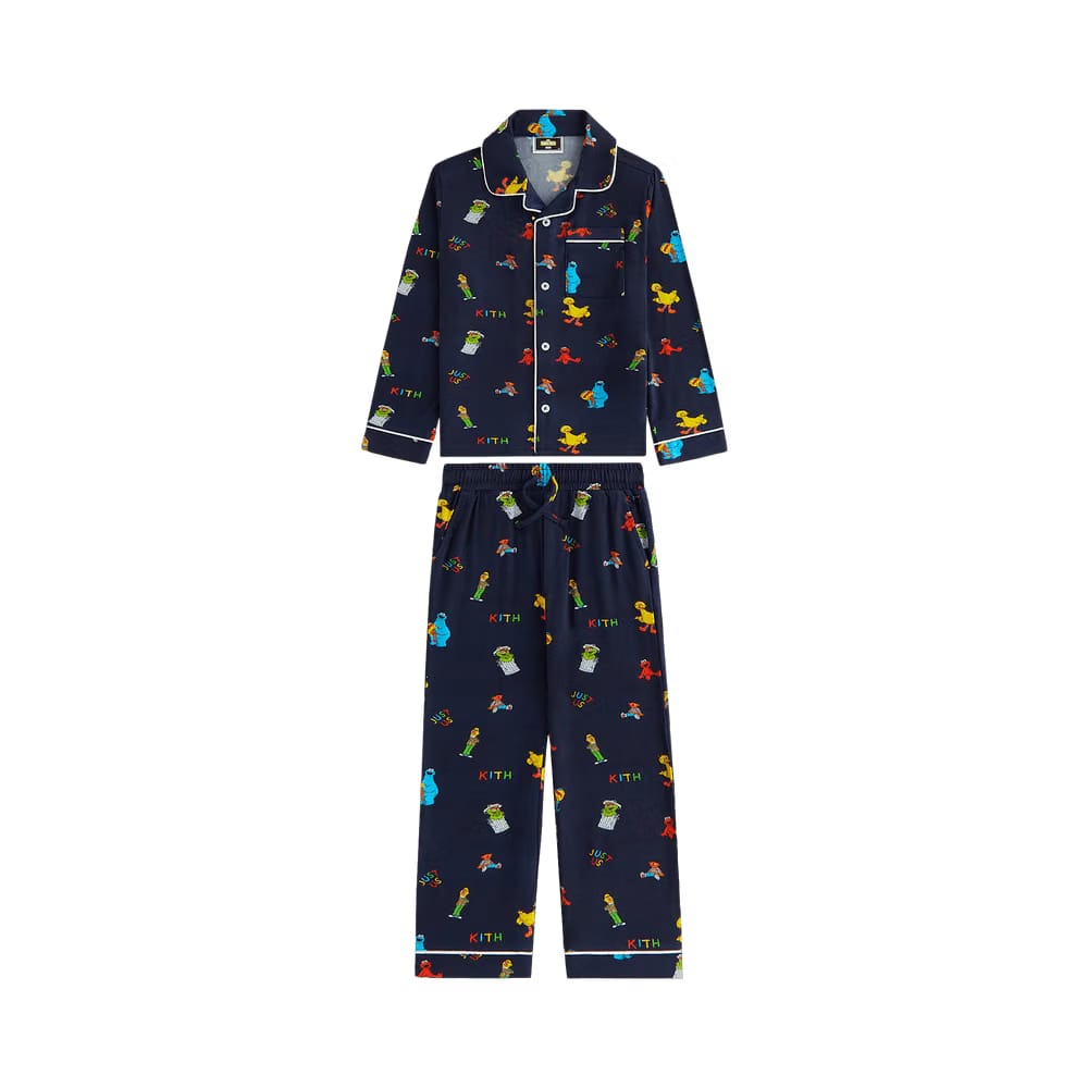 Kith Kids x Sesame Street Pajama Set Nocturnal