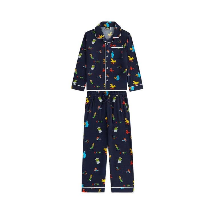 Kith Kids x Sesame Street Pajama Set Nocturnal