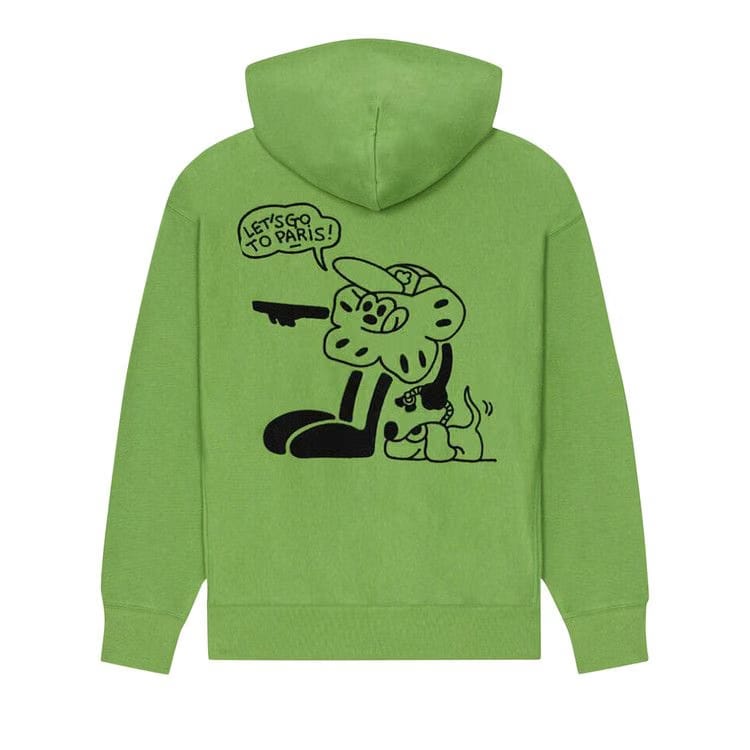 Kenzo Boke Boy Travels Oversize Hoodie Green