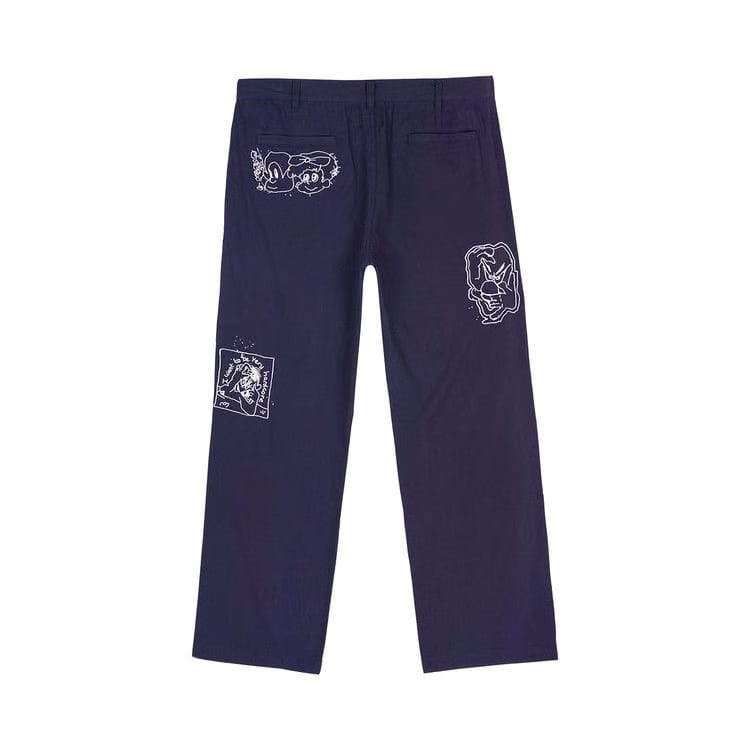 Brain Dead Leomi Resort Pant Navy