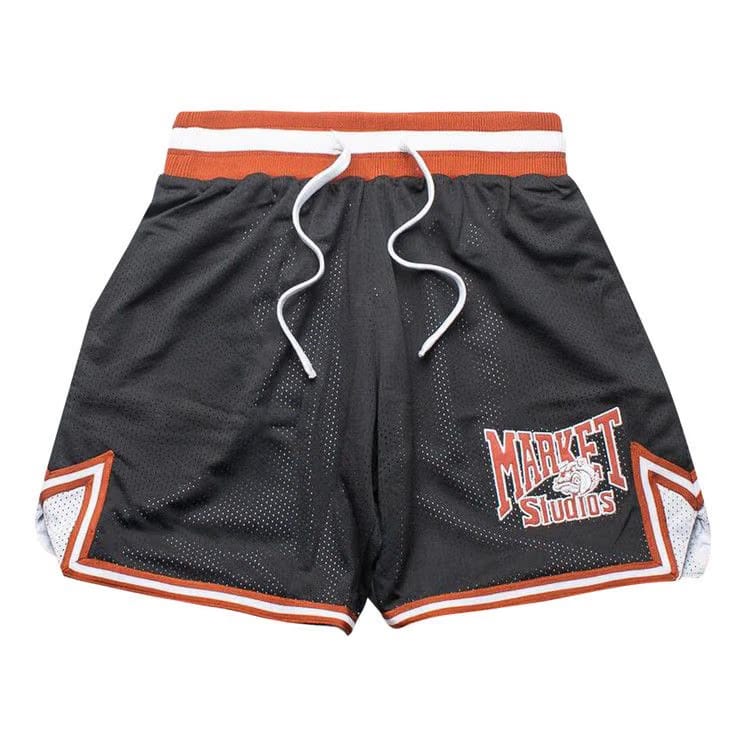 Market Bulldogs Mesh Shorts Black