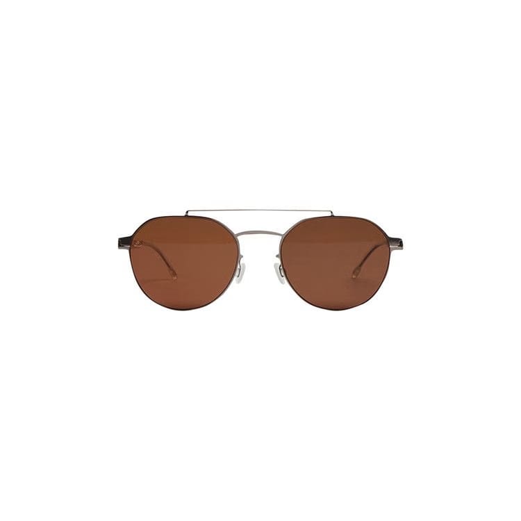 Mykita ML04 Sunglasses Shiny Graphite Safari Green/Leica Brown Polarized