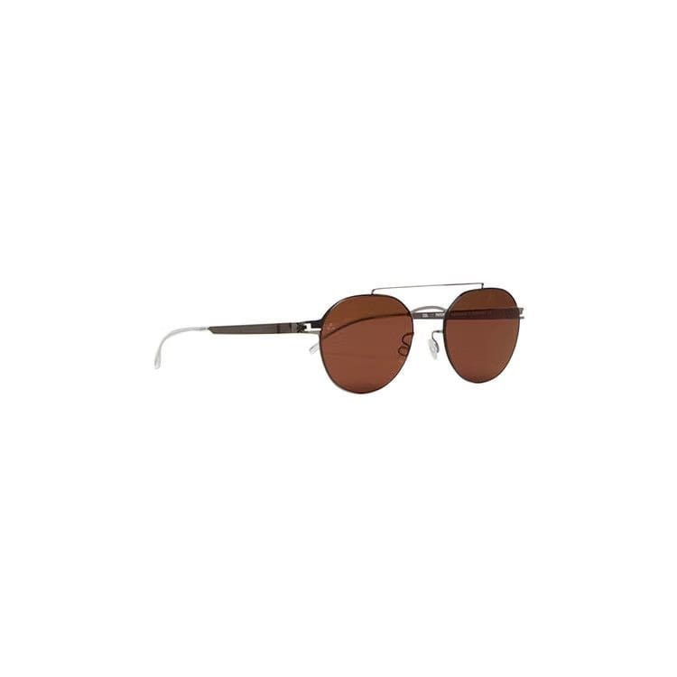 Mykita ML04 Sunglasses Shiny Graphite Safari Green/Leica Brown Polarized