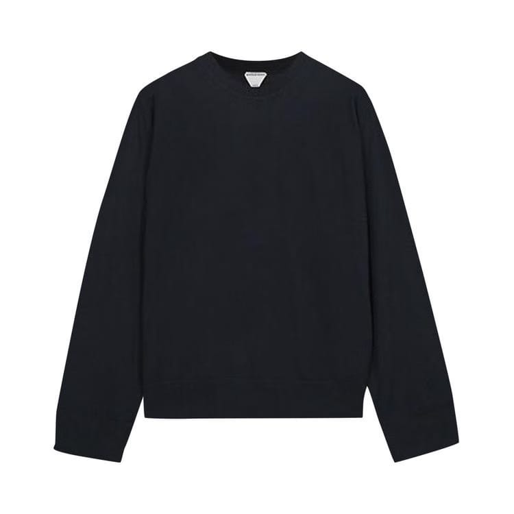Bottega Veneta Crewneck Jumper Navy/White/Silver