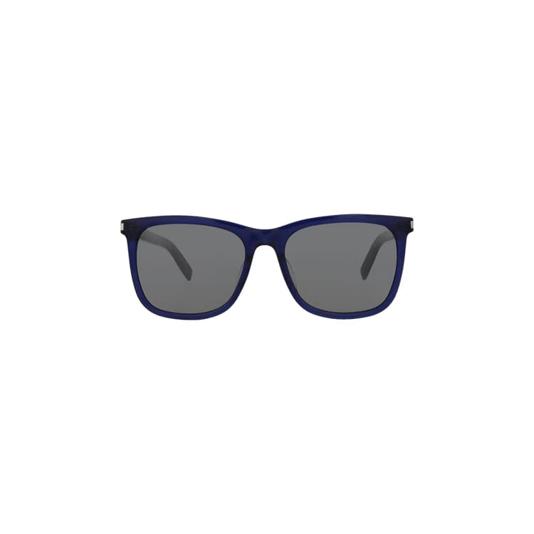 Saint Laurent Square Sunglasses Blue/Silver