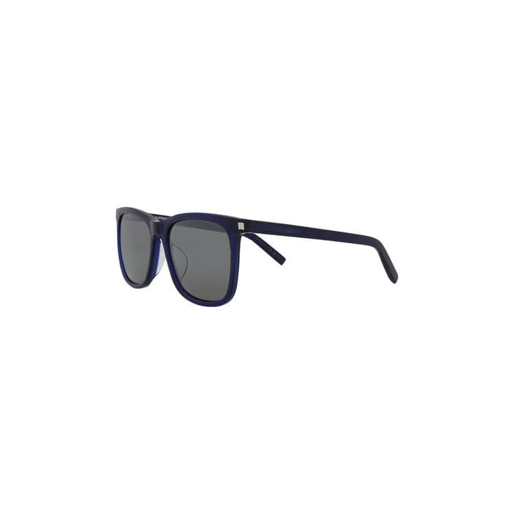 Saint Laurent Square Sunglasses Blue/Silver