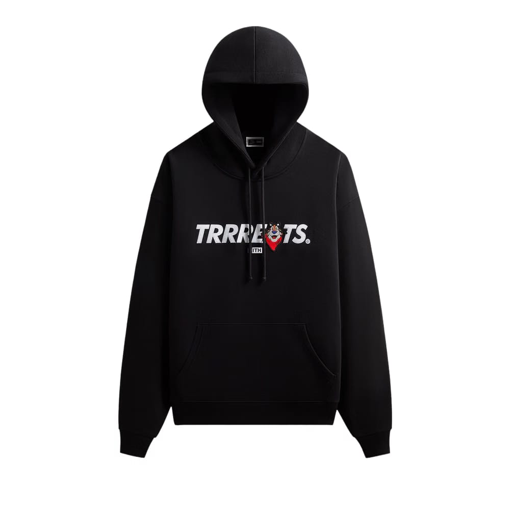 Kith Treats For Kellogg’s Frosted Flakes Cereal & Tony The Tiger Trrreats Nelson Hoodie Black