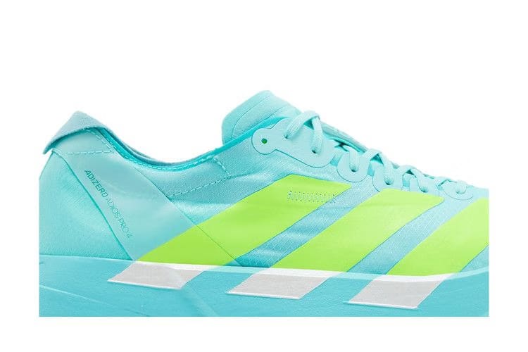 adidas Adizero Adios Pro 4 Flash Aqua Lucid Lemon