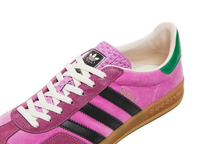 Gucci x adidas Gazelle Pink Velvet