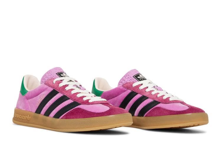 Gucci x adidas Gazelle Pink Velvet