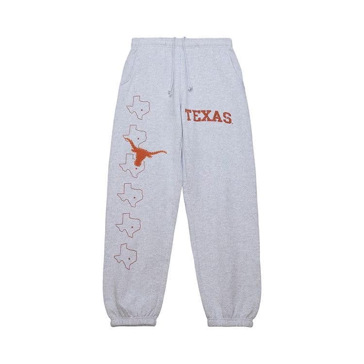 Cactus Jack by Travis Scott x Mitchell & Ness University Of Texas Sweatpants Grey Heather