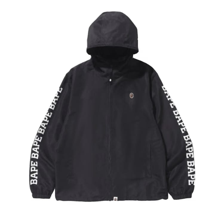 BAPE Premium Summer Bag Lightweight Windbreaker Jacket Black