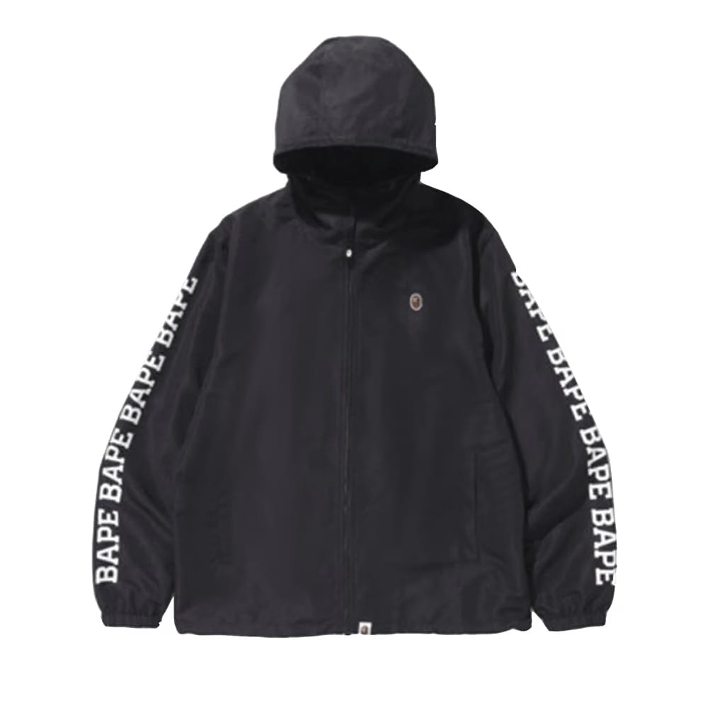 BAPE Premium Summer Bag Lightweight Windbreaker Jacket Black
