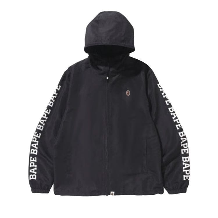 BAPE Premium Summer Bag Lightweight Windbreaker Jacket Black