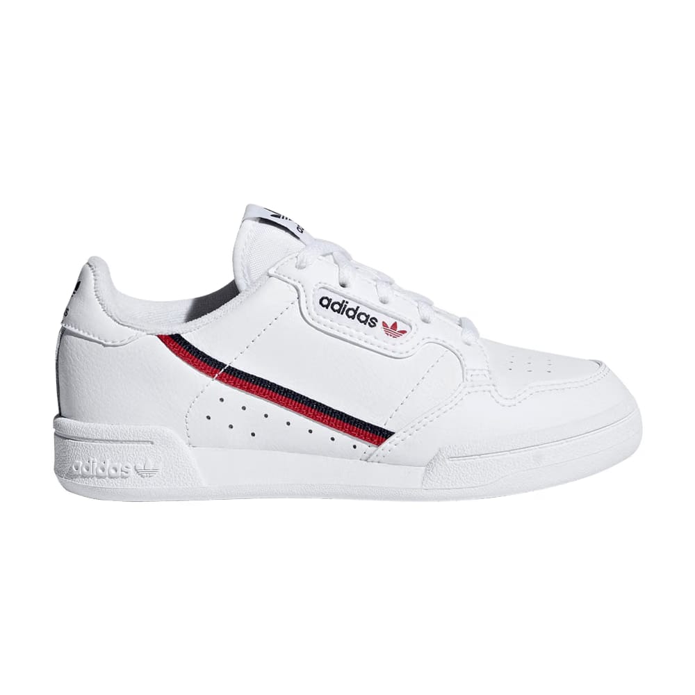 Adidas Continental 80 J White Navy Scarlet