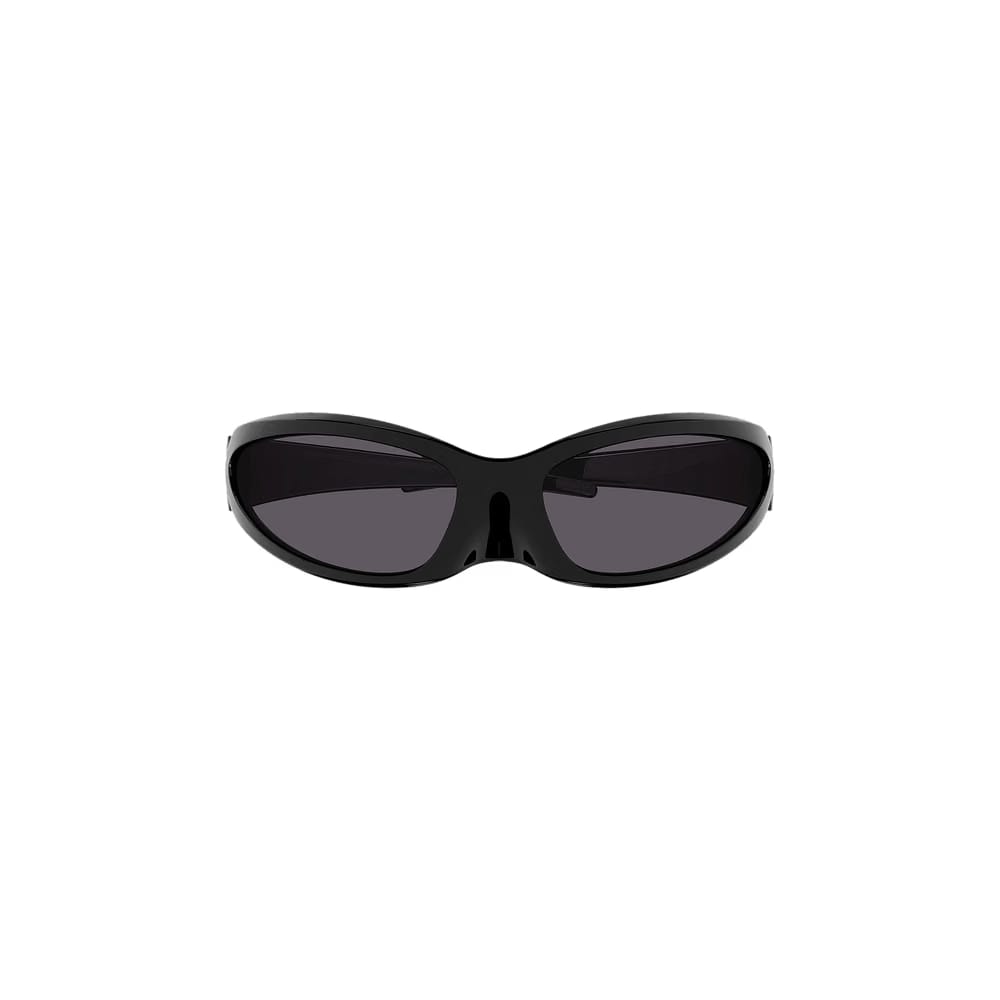 Balenciaga Cat Oval Frame Sunglasses Black