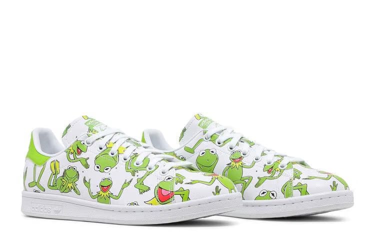 The Muppets x adidas Stan Smith Kermit The Frog Allover Print