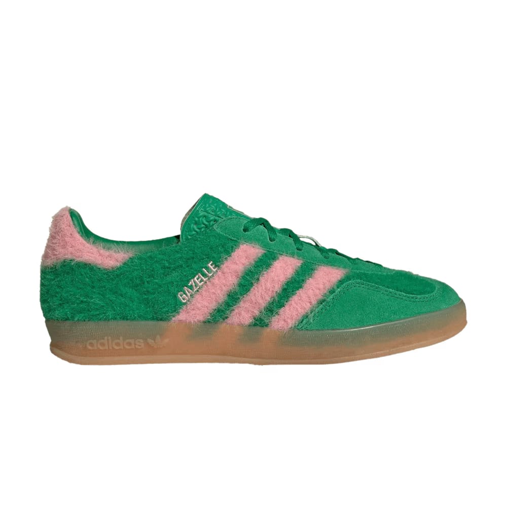 Adidas Wmns Gazelle Bold 'Green Glow Pink'