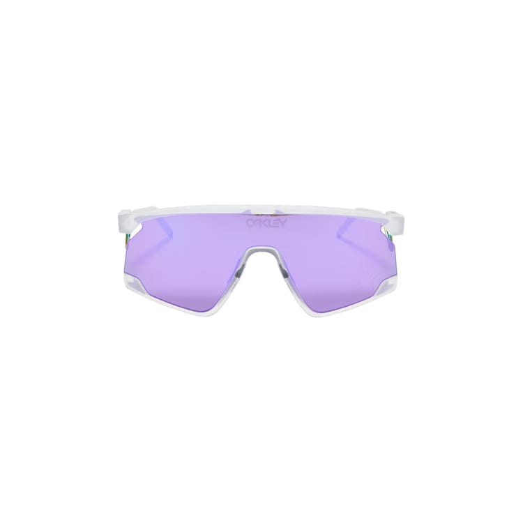 Oakley BXTR Metal Sunglasses Matte Clear/Prizm Violet