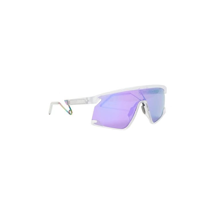Oakley BXTR Metal Sunglasses Matte Clear/Prizm Violet