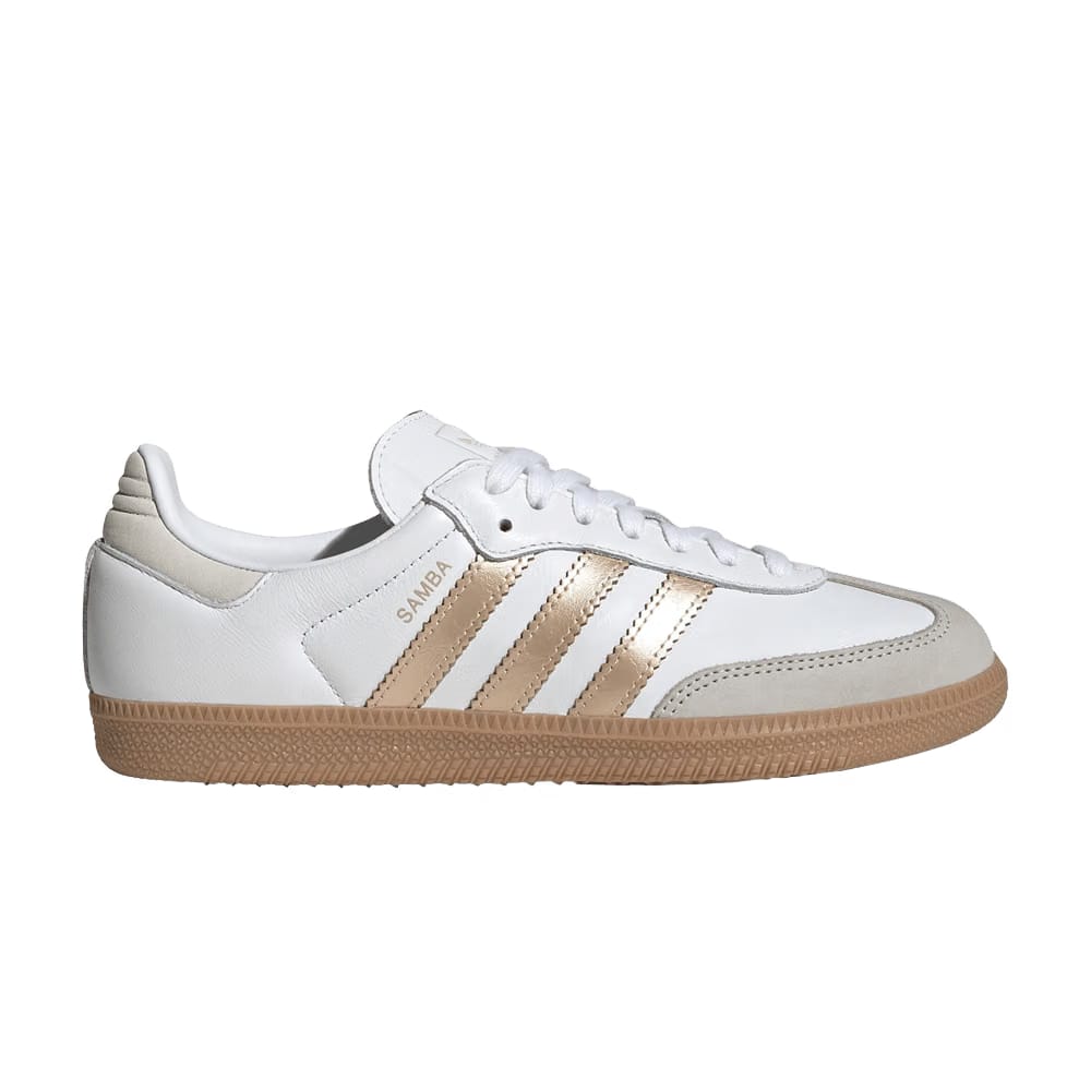 Adidas Wmns Samba OG 'White Wonder Gold Grey'
