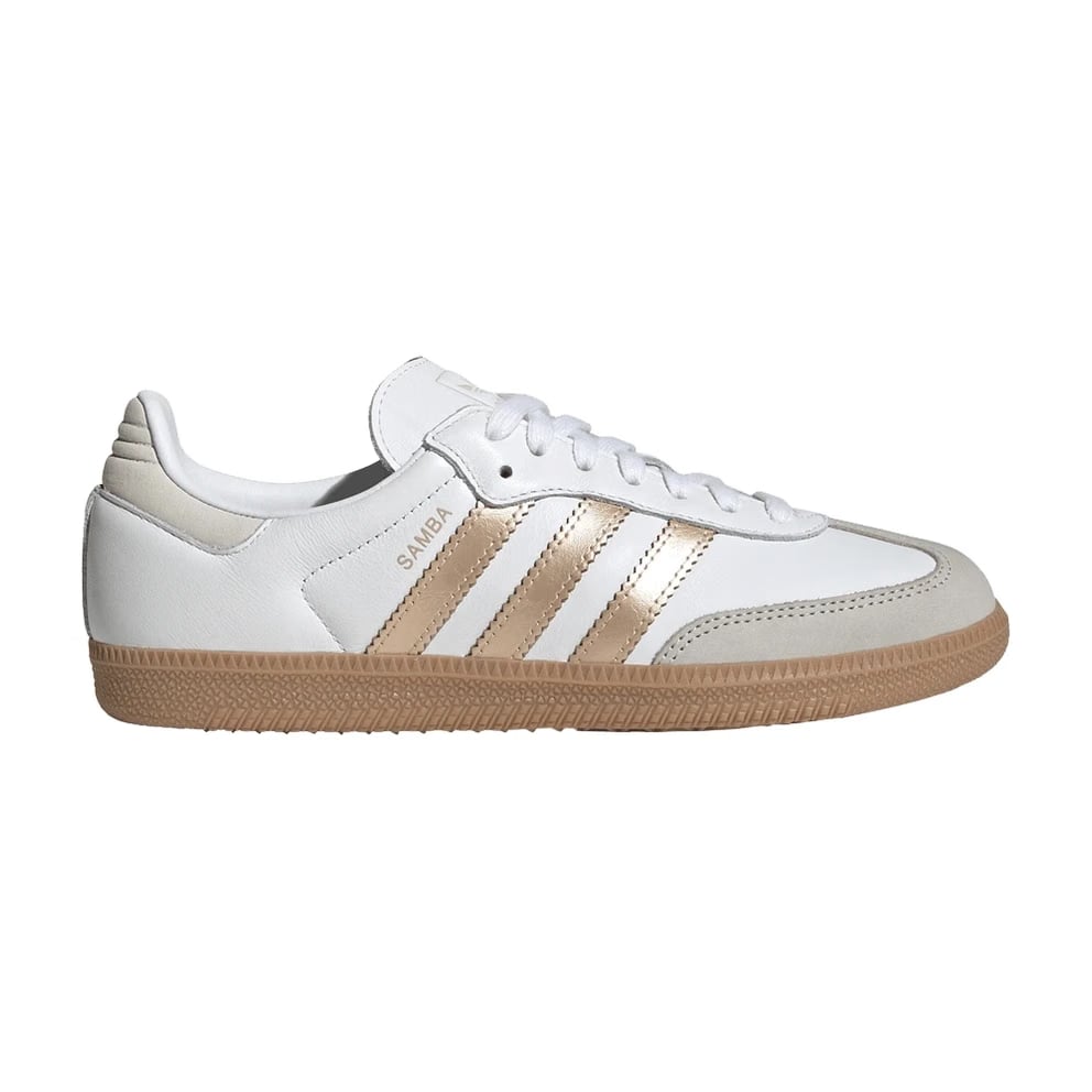 Adidas Wmns Samba OG 'White Wonder Gold Grey'