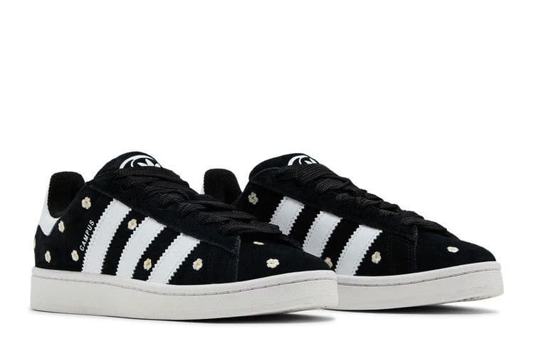 Adidas Wmns Campus 00s 'Black White Floral Embroidery'