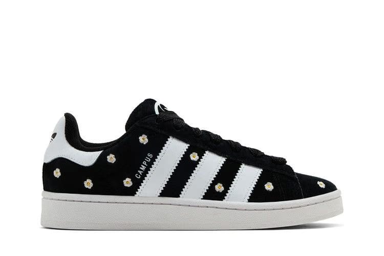 Adidas Wmns Campus 00s 'Black White Floral Embroidery'