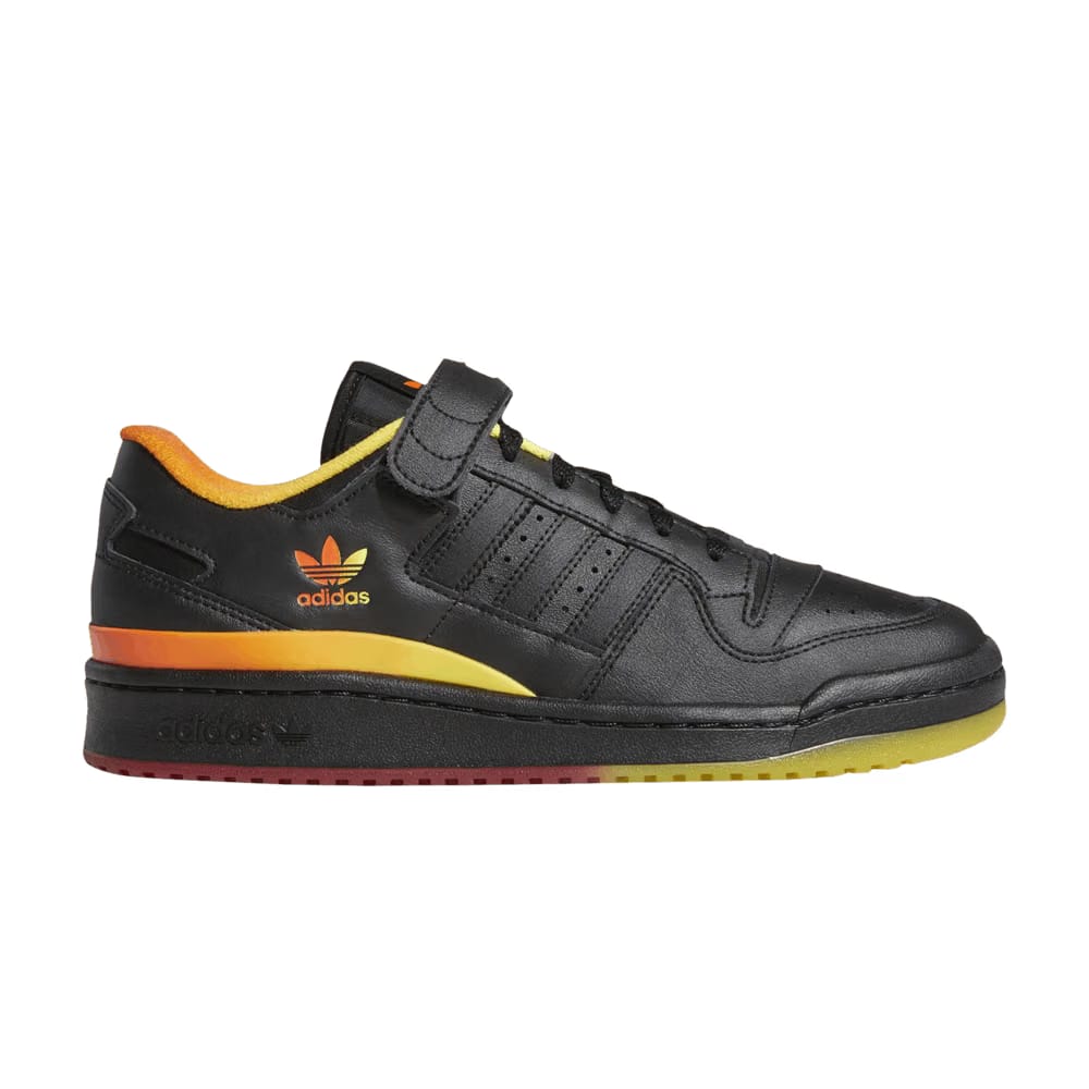 Adidas Forum Low Black Orange Yellow Gradient