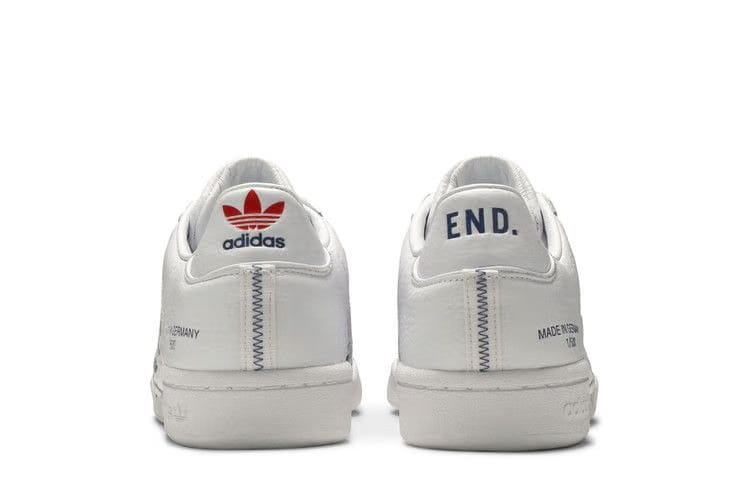 END. x adidas Continental 80 German Engineering - White