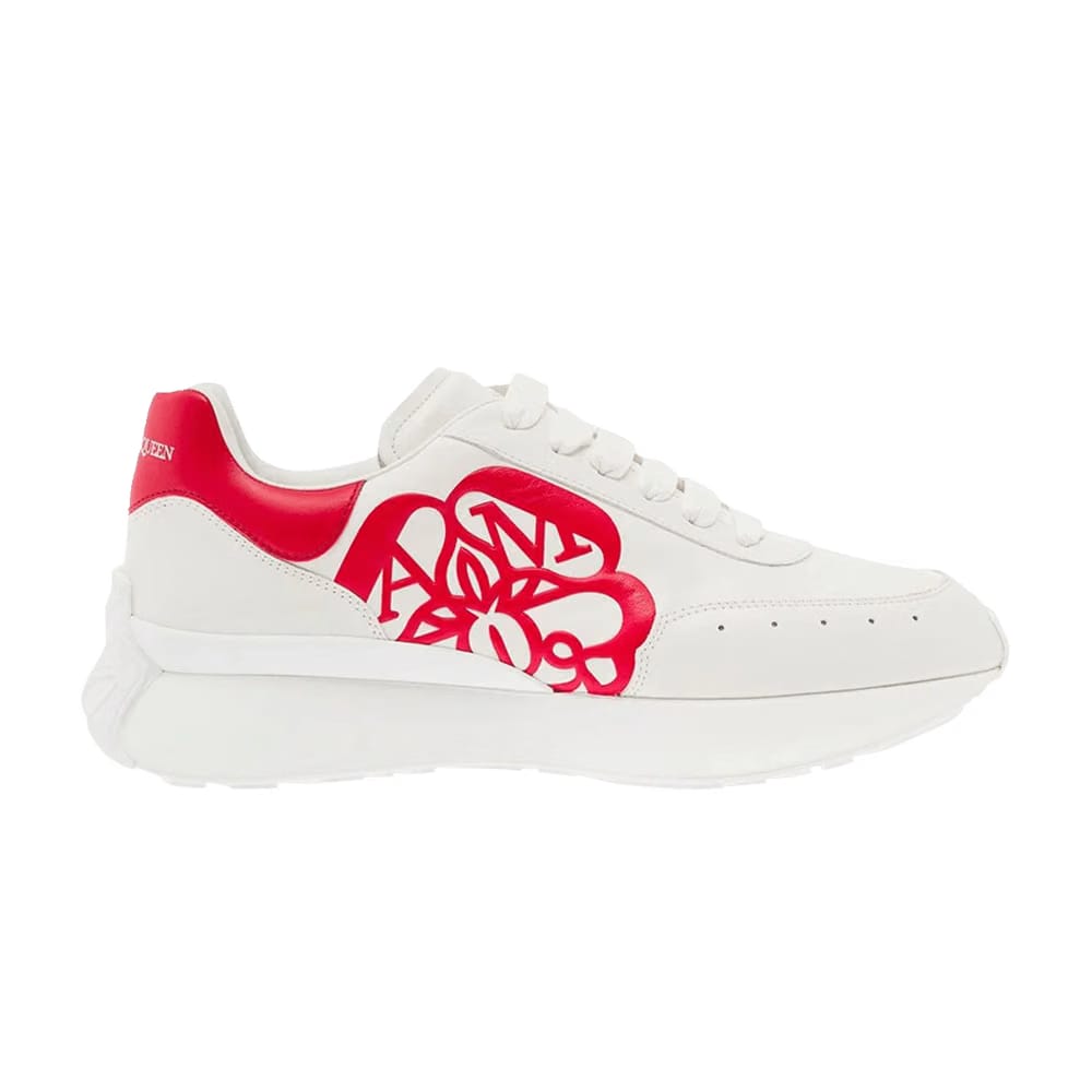 Alexander McQueen Sprint Runner White Lust Red