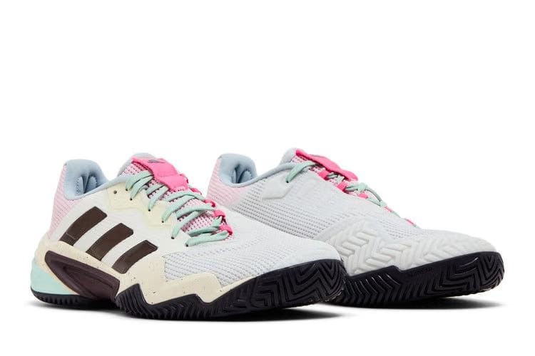 Adidas Barricade 13 Crystal White Semi Green Spark