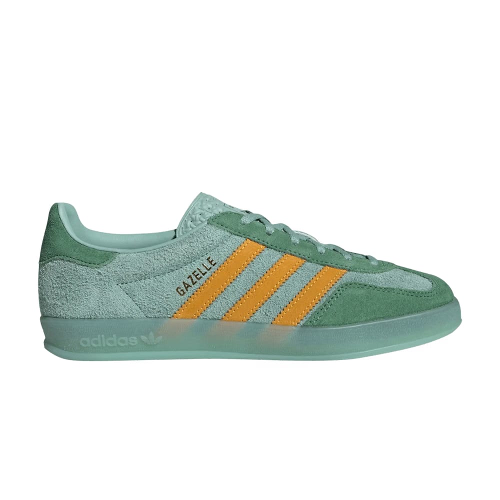 Adidas Wmns Gazelle Indoor 'Hazy Green Crew Yellow'